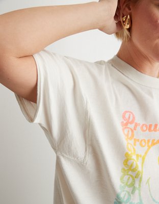 Женские футболки Aerie Smiley® Mama Graphic Oversized Boyfriend T-Shirt — фото 5