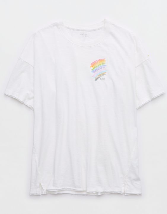 Aerie Pride Graphic Oversized Boyfriend T-Shirt