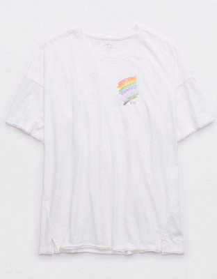 Aerie Pride Graphic Oversized Boyfriend T-Shirt