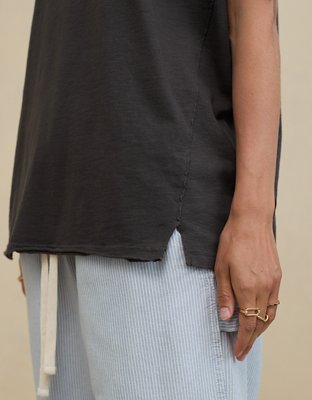 Aerie Smiley® Oversized Graphic Boyfriend T-Shirt