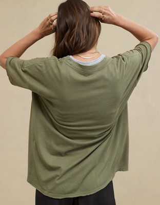 Aerie Oversized Graphic Boyfriend T-Shirt