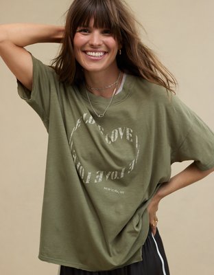 Aerie Oversized Graphic Boyfriend T-Shirt