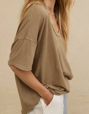 Aerie Voop Oversized Boyfriend T-Shirt