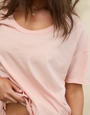 Женские футболки Aerie Voop Oversized Boyfriend T-Shirt — фото 4