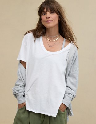 Aerie Voop Oversized Boyfriend T-Shirt