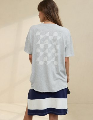 Aerie Oversized Graphic Boyfriend T-Shirt