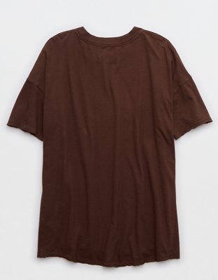 Aerie Crewneck Oversized Boyfriend T-Shirt