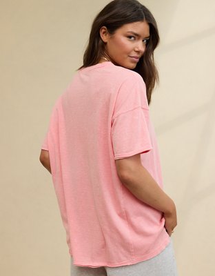 Aerie Crewneck Oversized Boyfriend T-Shirt