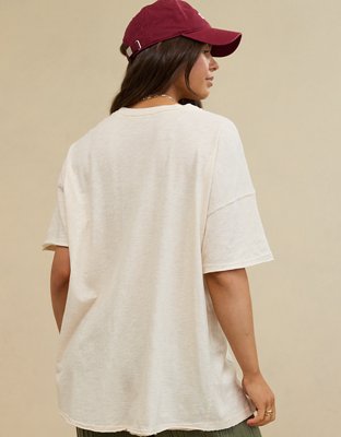 Aerie Crewneck Oversized Boyfriend T-Shirt