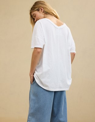 Aerie Oversized V-Neck Boyfriend T-Shirt