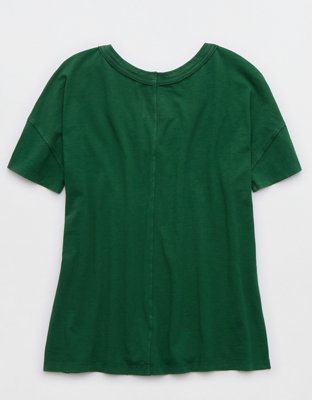 Aerie Oversized V-Neck Boyfriend T-Shirt