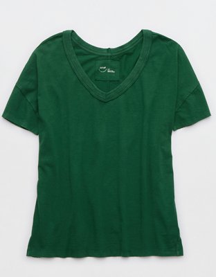 Aerie Oversized V-Neck Boyfriend T-Shirt