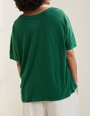 Aerie Oversized V-Neck Boyfriend T-Shirt