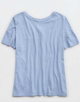 Aerie Oversized V-Neck Boyfriend T-Shirt