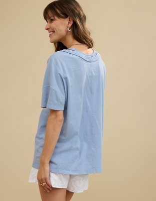 Aerie Oversized V-Neck Boyfriend T-Shirt