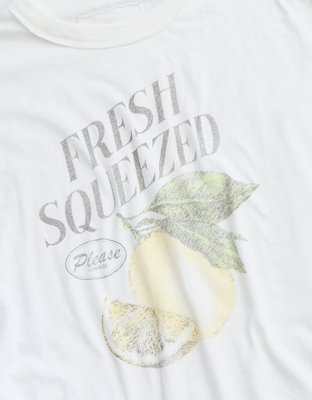 T-shirt petit ami à col rond surdimensionné Aerie