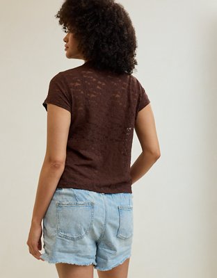 Aerie Lace Vintage T-Shirt