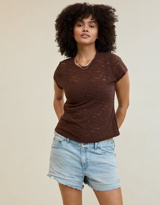 Aerie Lace Vintage T-Shirt