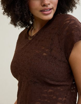 Aerie Lace Vintage T-Shirt