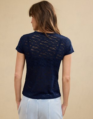 Aerie Lace Vintage T-Shirt