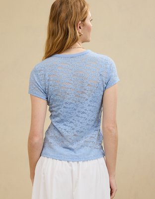 Aerie Lace Vintage T-Shirt