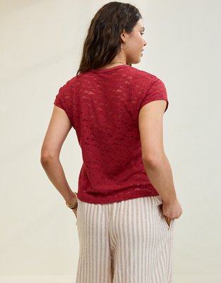 Aerie Lace Vintage T-Shirt