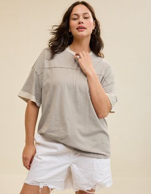 Aerie Crew Oversized Boyfriend T-Shirt