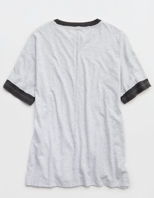 Aerie Mickey Mouse Crew Oversized Boyfriend T-Shirt