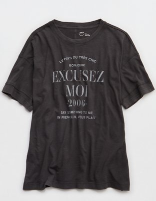 Aerie Crew Oversized Boyfriend T-Shirt