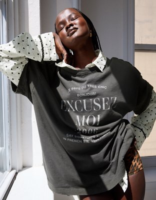 Boyfriend Shirt Boyfriend Oversized Hoodie Black Oversized