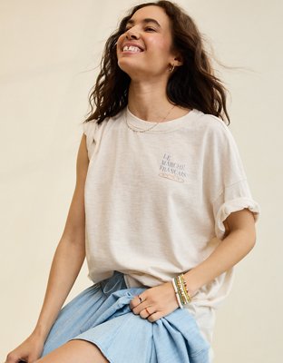Aerie Crew Oversized Boyfriend T-Shirt