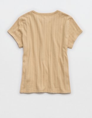 Aerie Pointelle Vintage T-Shirt