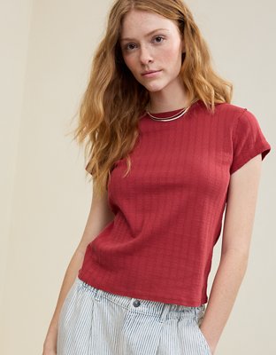 Aerie Pointelle Vintage T-Shirt