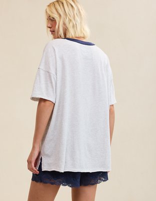 Aerie Oversized Crew Boyfriend T-Shirt