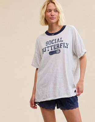 Aerie Oversized Crew Boyfriend T-Shirt