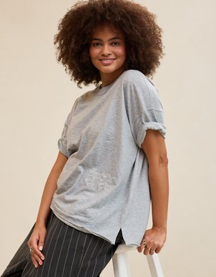 Aerie Oversized Crew Boyfriend T-Shirt