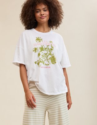 Aerie Oversized Crew Boyfriend T-Shirt
