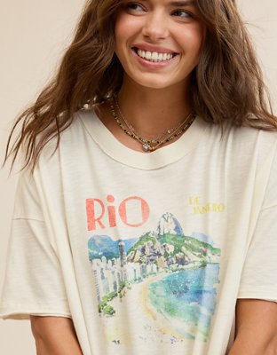 Aerie Oversized Crew Boyfriend T-Shirt