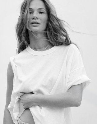 Aerie Oversized Crew Boyfriend T-Shirt
