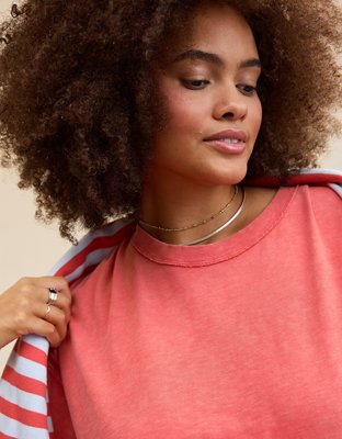 Aerie Oversized Crew Boyfriend T-Shirt