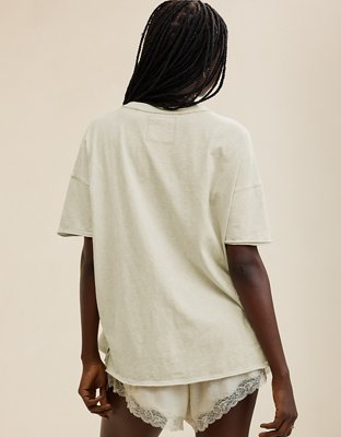 Aerie Oversized Crew Boyfriend T-Shirt