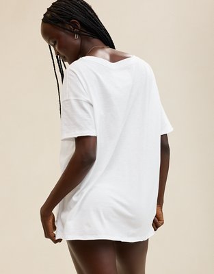 Aerie Oversized V-Neck Boyfriend T-Shirt