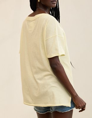 Aerie Oversized V-Neck Boyfriend T-Shirt