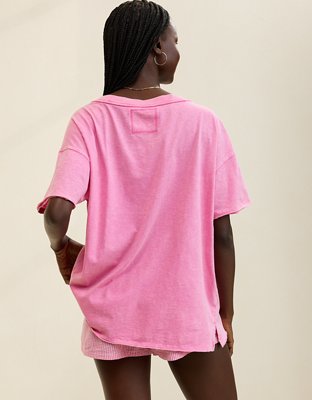Aerie Oversized V-Neck Boyfriend T-Shirt