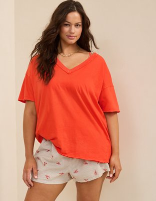 Aerie Oversized V-Neck Boyfriend T-Shirt from American Eagle - $25