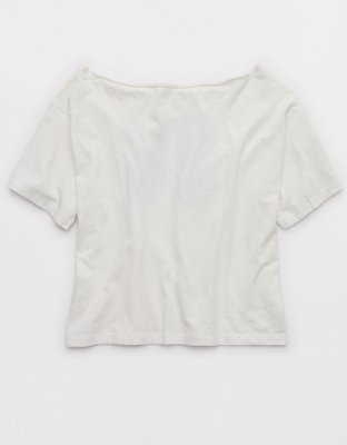Aerie Off-The-Shoulder Relaxed Tee