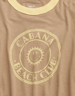 Aerie | Smiley® Oversized Crew Boyfriend T-Shirt