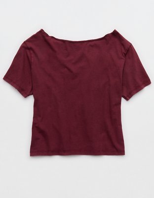Aerie Off-The-Shoulder Relaxed Tee