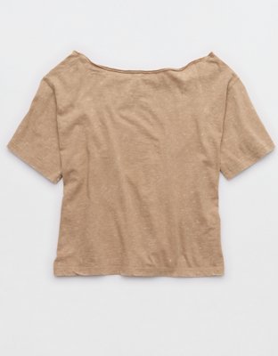 Aerie Off-The-Shoulder Relaxed Tee
