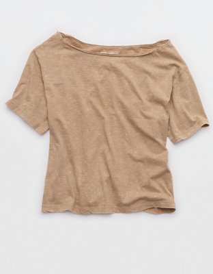 Aerie Off-The-Shoulder Relaxed Tee